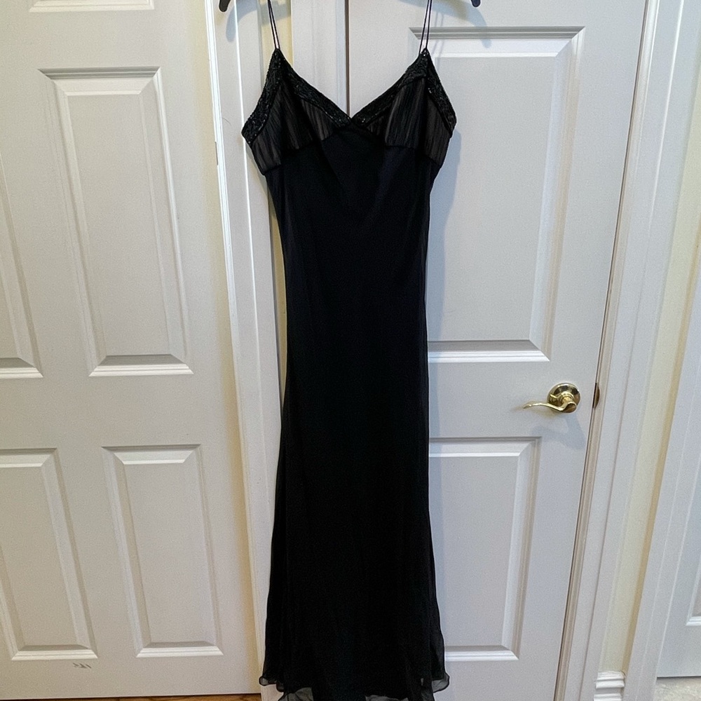 Badgley Mischka Black Evening Gown